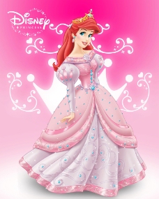 美丽盛装美人鱼公主最新迪士尼海报爱丽儿图片