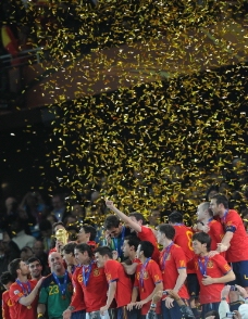 2010世界杯冠军西班牙图片