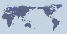 展板PSD下载矢量世界地图