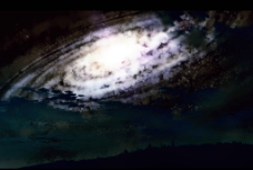 地球银河图片