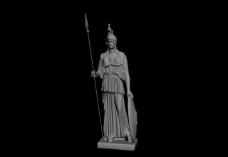 神雅典娜Athena雕像max9图片
