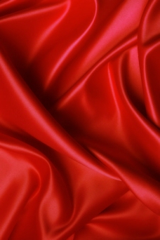 潮流素材鲜红的红绸缎高清绸缎面料材质