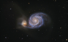 m51星系图片