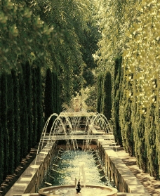 西式喷泉新古典园林图片