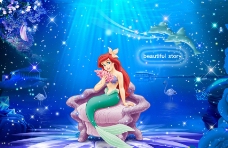 童话城堡梦幻美人鱼公主海底世界图片