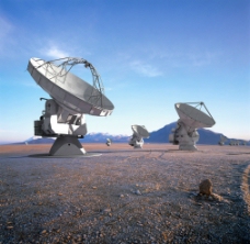 ALMA射电望远镜阵列图片