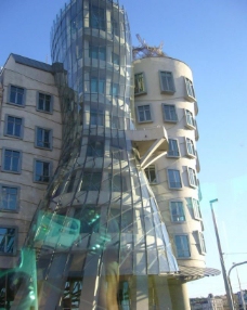 奧地利 捷克布拉格 特殊造型建筑图片