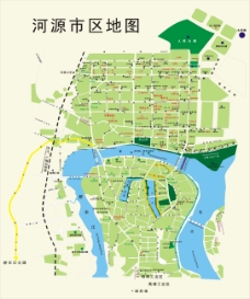 广东省河源市市区地图