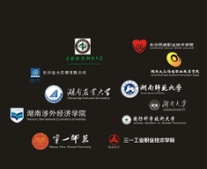 湖南本专大学的标志矢量图图片