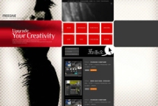 创意无限设计网站界面图片