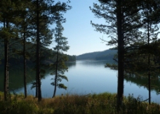 美丽湖景图片