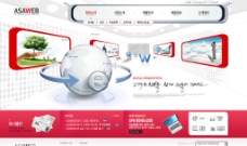 网络商务商务网络企业展示网页模板图片