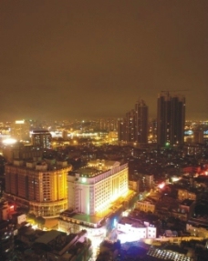 城市夜光图片
