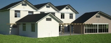 3D房屋建筑模型图片