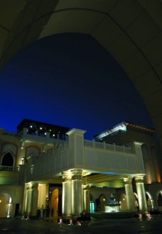 五星级酒店建筑夜景图片
